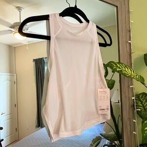 Athleta Grid Knit Tank in White